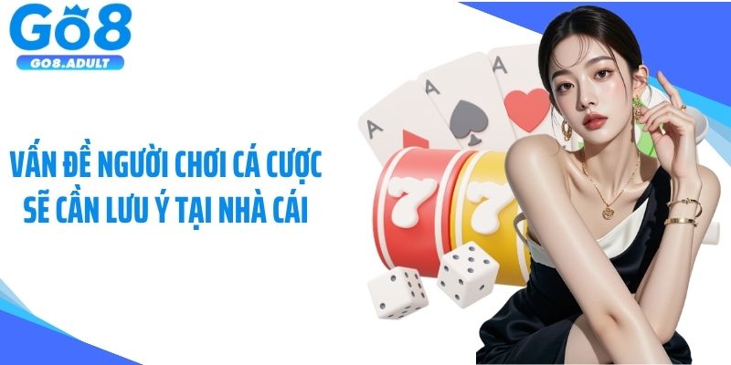 Vấn đề người chơi cá cược sẽ cần lưu ý tại nhà cái